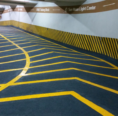 无震动止滑车道系统